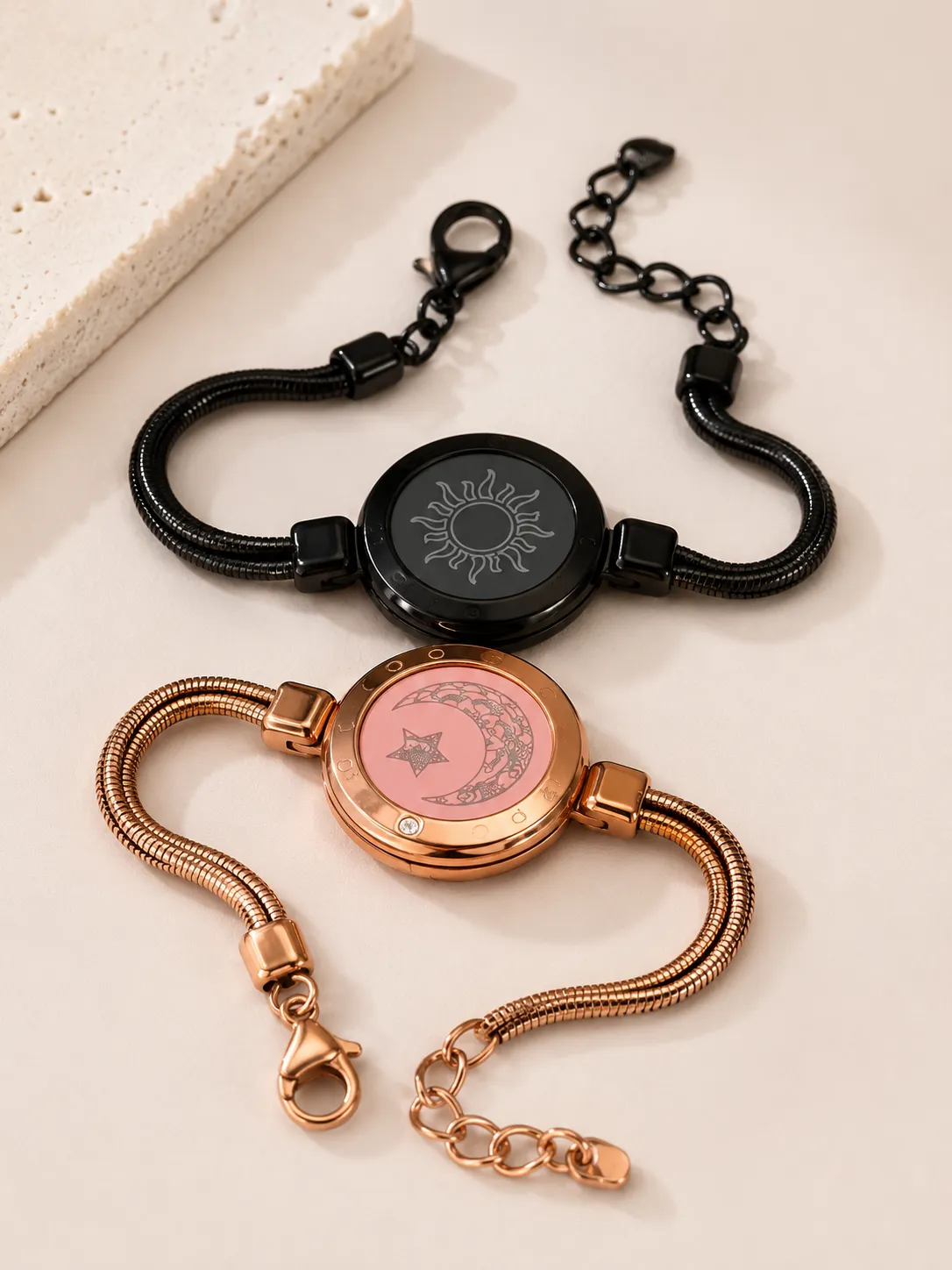 Sun and Moon Smart Touch Couple Bracelets