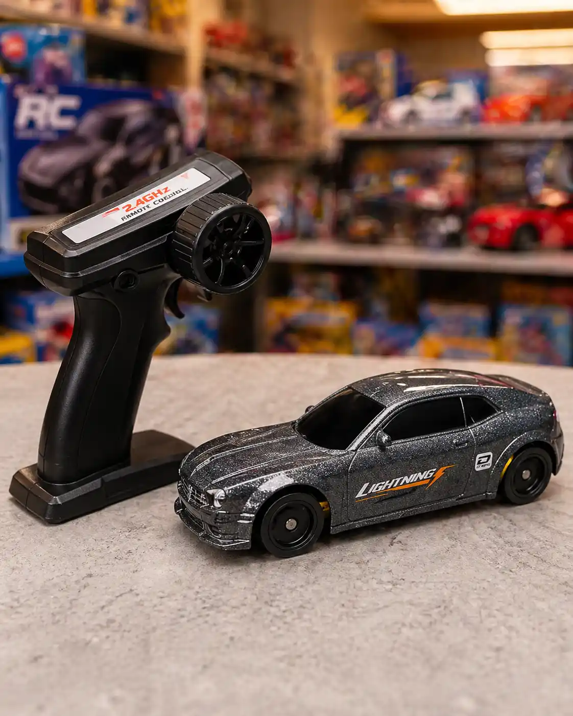 Grey Lightning RC Racing Car